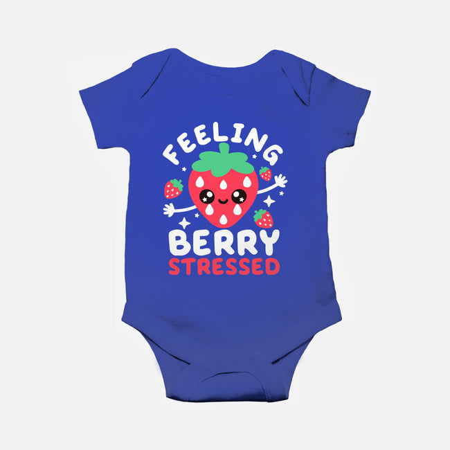 Feeling Berry Stressed-Baby-Basic-Onesie-NemiMakeit