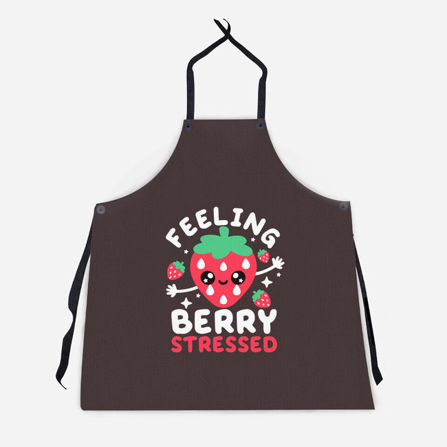 Feeling Berry Stressed-Unisex-Kitchen-Apron-NemiMakeit