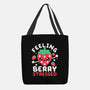 Feeling Berry Stressed-None-Basic Tote-Bag-NemiMakeit