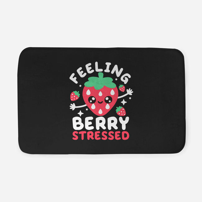 Feeling Berry Stressed-None-Memory Foam-Bath Mat-NemiMakeit