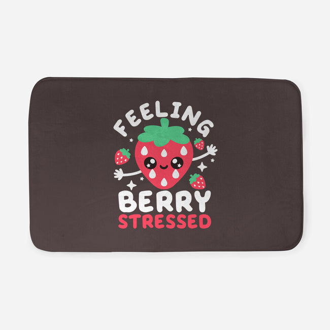 Feeling Berry Stressed-None-Memory Foam-Bath Mat-NemiMakeit