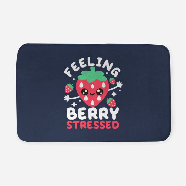 Feeling Berry Stressed-None-Memory Foam-Bath Mat-NemiMakeit