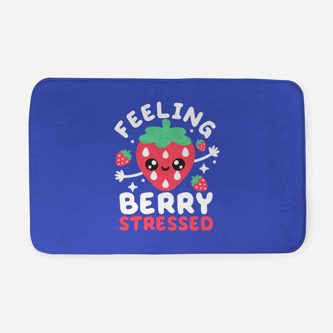 Feeling Berry Stressed-None-Memory Foam-Bath Mat-NemiMakeit