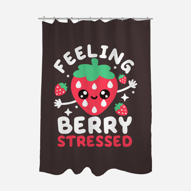 Feeling Berry Stressed-None-Polyester-Shower Curtain-NemiMakeit