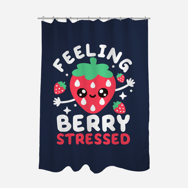 Feeling Berry Stressed-None-Polyester-Shower Curtain-NemiMakeit