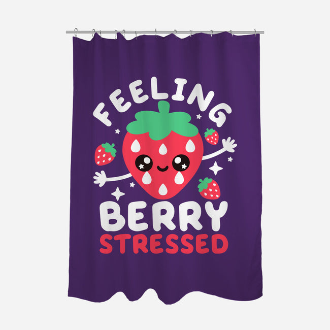 Feeling Berry Stressed-None-Polyester-Shower Curtain-NemiMakeit