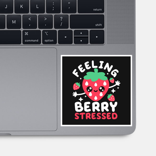 Feeling Berry Stressed-None-Glossy-Sticker-NemiMakeit