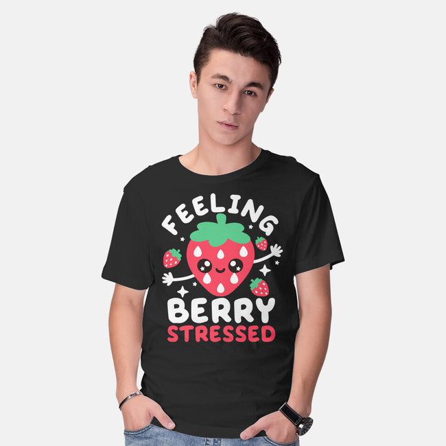 Feeling Berry Stressed-Mens-Basic-Tee-NemiMakeit