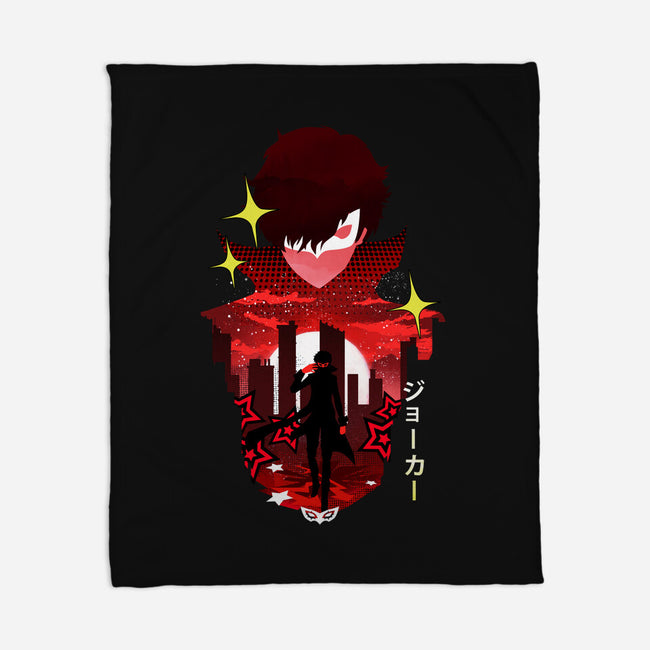 Joker Sunset-None-Fleece-Blanket-dandingeroz