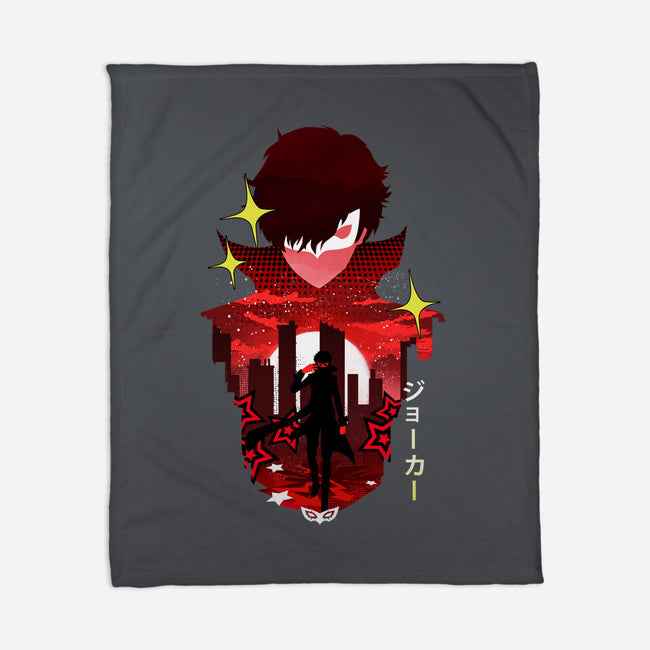 Joker Sunset-None-Fleece-Blanket-dandingeroz