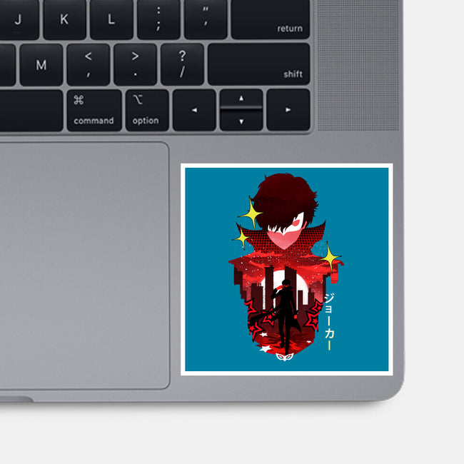 Joker Sunset-None-Glossy-Sticker-dandingeroz