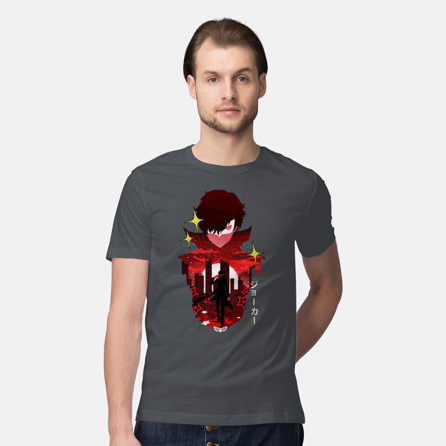 Joker Sunset-Mens-Premium-Tee-dandingeroz