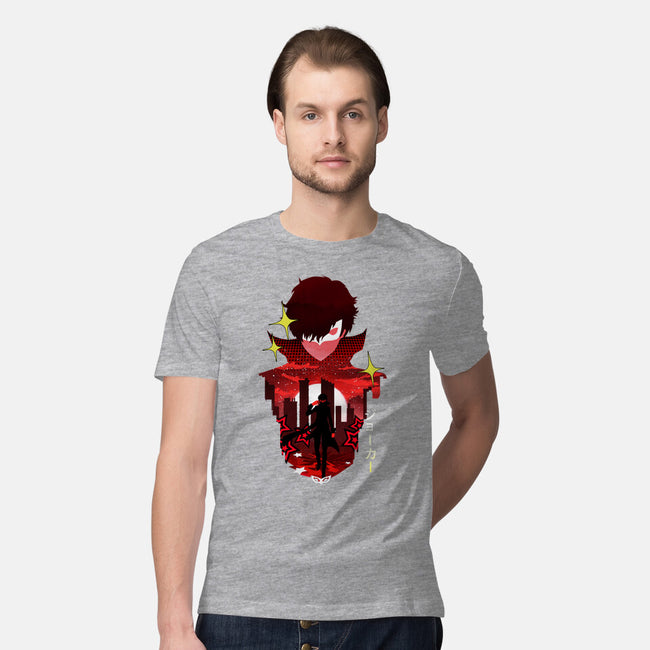 Joker Sunset-Mens-Premium-Tee-dandingeroz