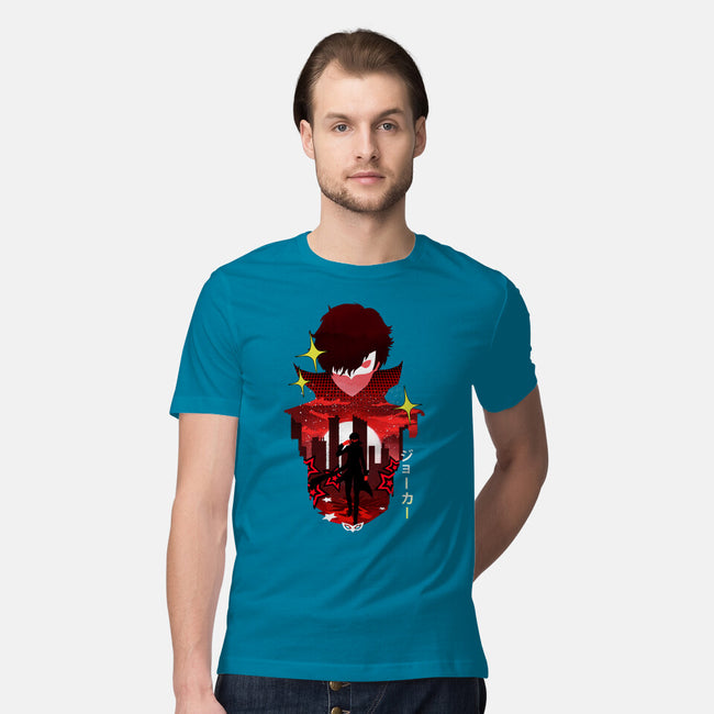 Joker Sunset-Mens-Premium-Tee-dandingeroz