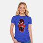 Joker Sunset-Womens-Fitted-Tee-dandingeroz