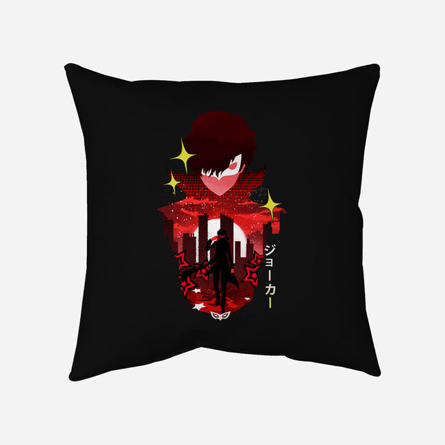 Joker Sunset-None-Removable Cover-Throw Pillow-dandingeroz