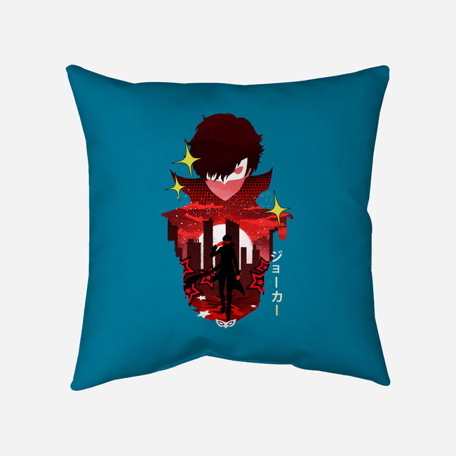 Joker Sunset-None-Removable Cover-Throw Pillow-dandingeroz