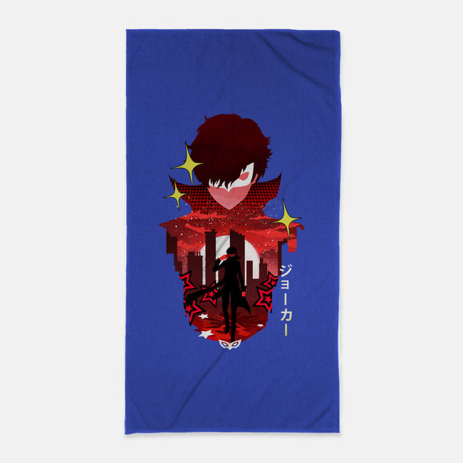 Joker Sunset-None-Beach-Towel-dandingeroz