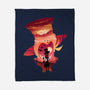 Lucifer Sunset-None-Fleece-Blanket-dandingeroz