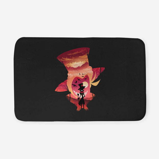 Lucifer Sunset-None-Memory Foam-Bath Mat-dandingeroz