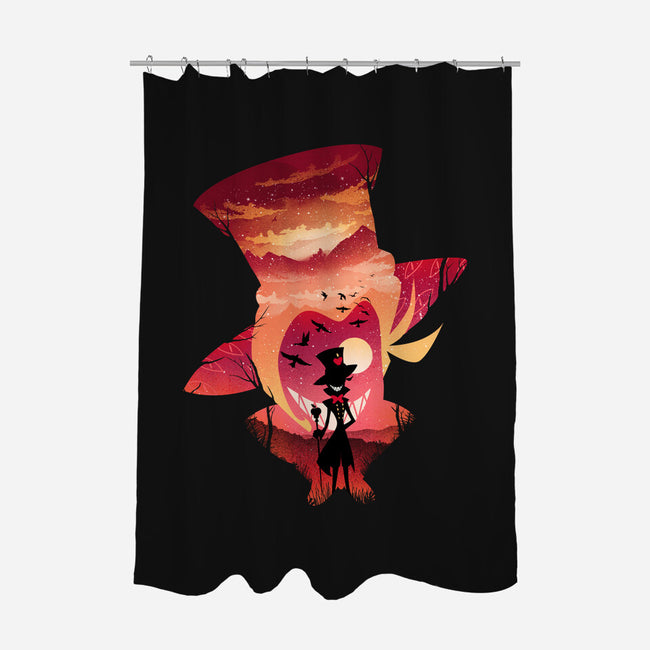 Lucifer Sunset-None-Polyester-Shower Curtain-dandingeroz