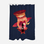 Lucifer Sunset-None-Polyester-Shower Curtain-dandingeroz