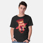 Lucifer Sunset-Mens-Basic-Tee-dandingeroz