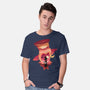 Lucifer Sunset-Mens-Basic-Tee-dandingeroz