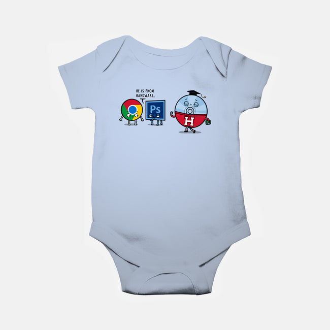 Campus Disc-Baby-Basic-Onesie-Raffiti