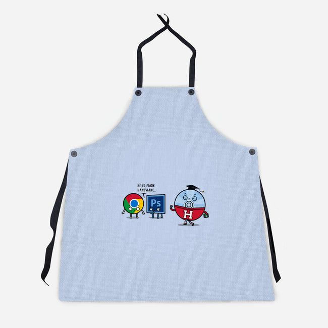 Campus Disc-Unisex-Kitchen-Apron-Raffiti