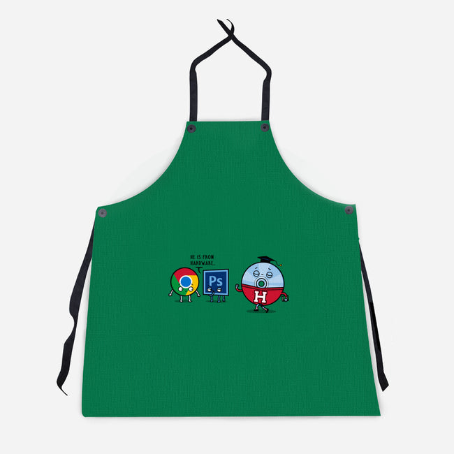 Campus Disc-Unisex-Kitchen-Apron-Raffiti