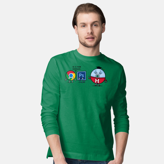 Campus Disc-Mens-Long Sleeved-Tee-Raffiti