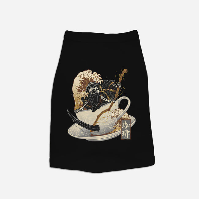 Death Coffee-Dog-Basic-Pet Tank-glitchygorilla