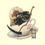 Death Coffee-Cat-Adjustable-Pet Collar-glitchygorilla