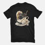 Death Coffee-Womens-Basic-Tee-glitchygorilla