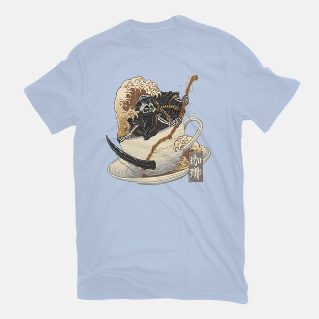 Death Coffee-Mens-Basic-Tee-glitchygorilla