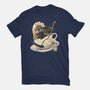 Death Coffee-Unisex-Basic-Tee-glitchygorilla