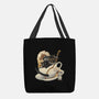 Death Coffee-None-Basic Tote-Bag-glitchygorilla