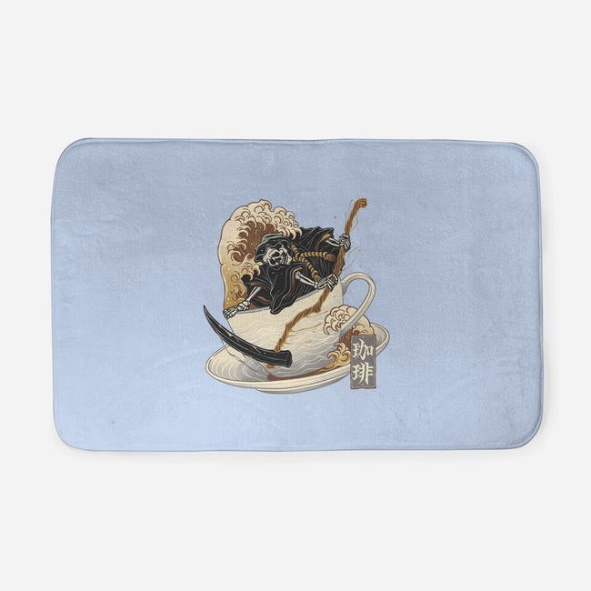 Death Coffee-None-Memory Foam-Bath Mat-glitchygorilla