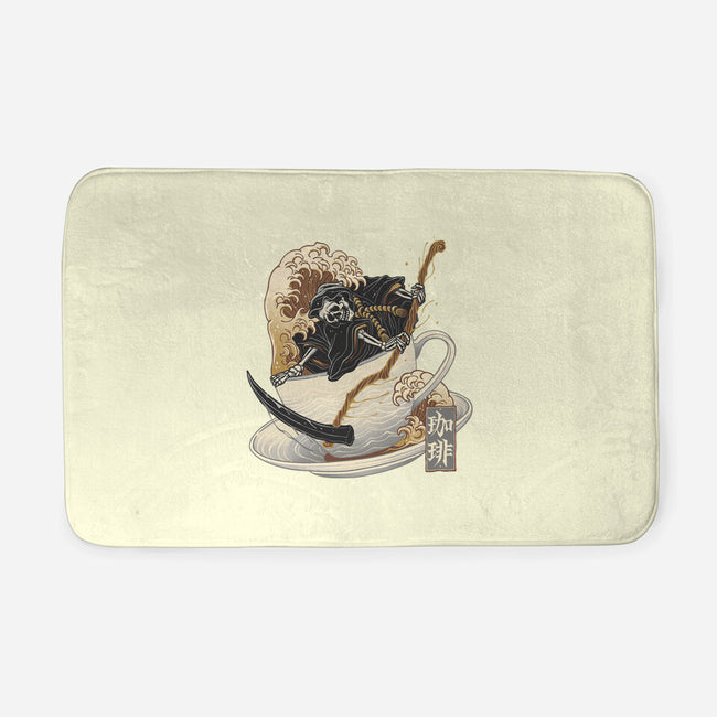 Death Coffee-None-Memory Foam-Bath Mat-glitchygorilla