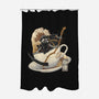 Death Coffee-None-Polyester-Shower Curtain-glitchygorilla