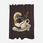 Death Coffee-None-Polyester-Shower Curtain-glitchygorilla