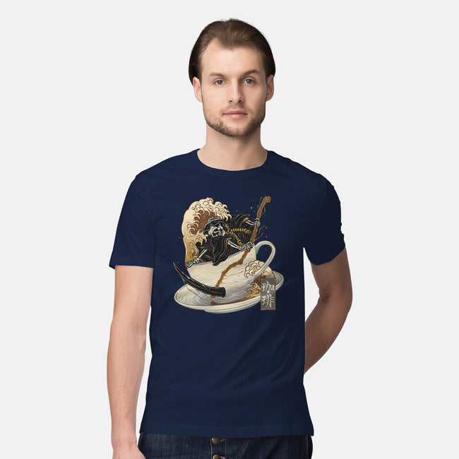 Death Coffee-Mens-Premium-Tee-glitchygorilla