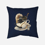 Death Coffee-None-Removable Cover-Throw Pillow-glitchygorilla