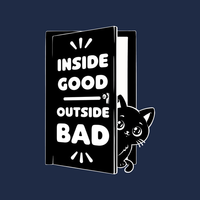 Outside Is Bad-Womens-Fitted-Tee-Studio Mootant