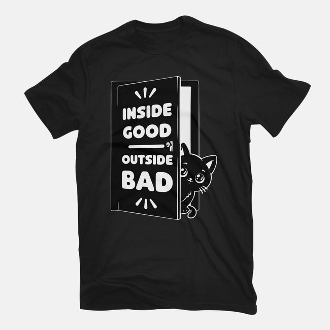 Outside Is Bad-Mens-Basic-Tee-Studio Mootant