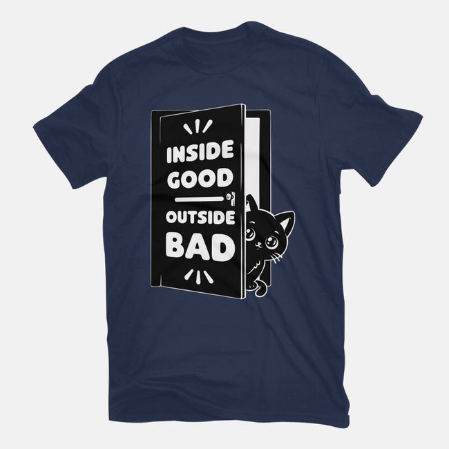 Outside Is Bad-Mens-Basic-Tee-Studio Mootant