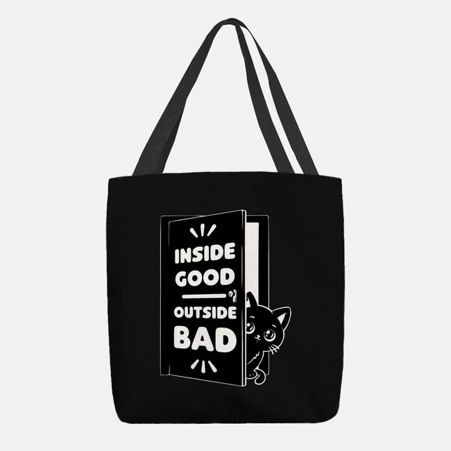 Outside Is Bad-None-Basic Tote-Bag-Studio Mootant