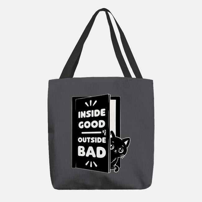 Outside Is Bad-None-Basic Tote-Bag-Studio Mootant