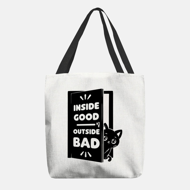 Outside Is Bad-None-Basic Tote-Bag-Studio Mootant